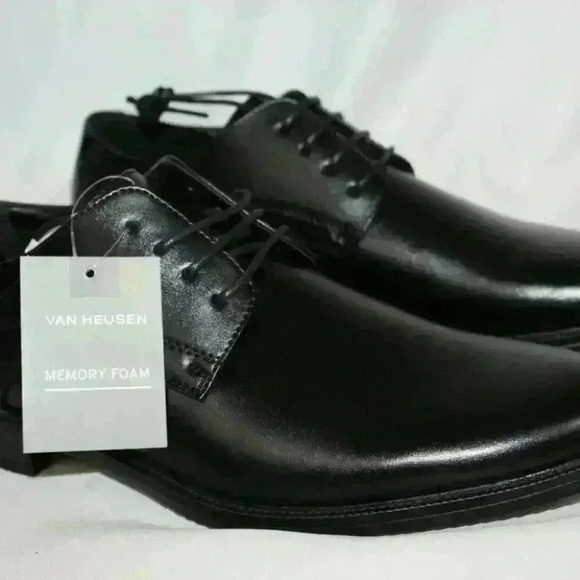 Van Heusen Dress Shoes Mens Size 10.5 Wide Memory Foam Non-Slip Comfortable - Picture 7 of 13